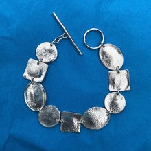 Load image into Gallery viewer, Recycled Silver Shapes Bracelet