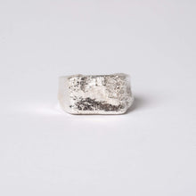 Load image into Gallery viewer, Large Silver Signet Ring
