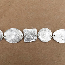 Load image into Gallery viewer, Recycled Silver Shapes Bracelet