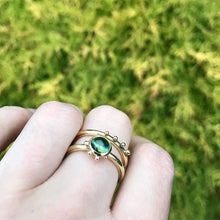 Load image into Gallery viewer, Sapphire & Fairtrade Gold Granule Rings