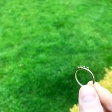 Load image into Gallery viewer, Sapphire & Fairtrade Gold Granule Rings