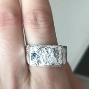 Large Silver Signet Ring